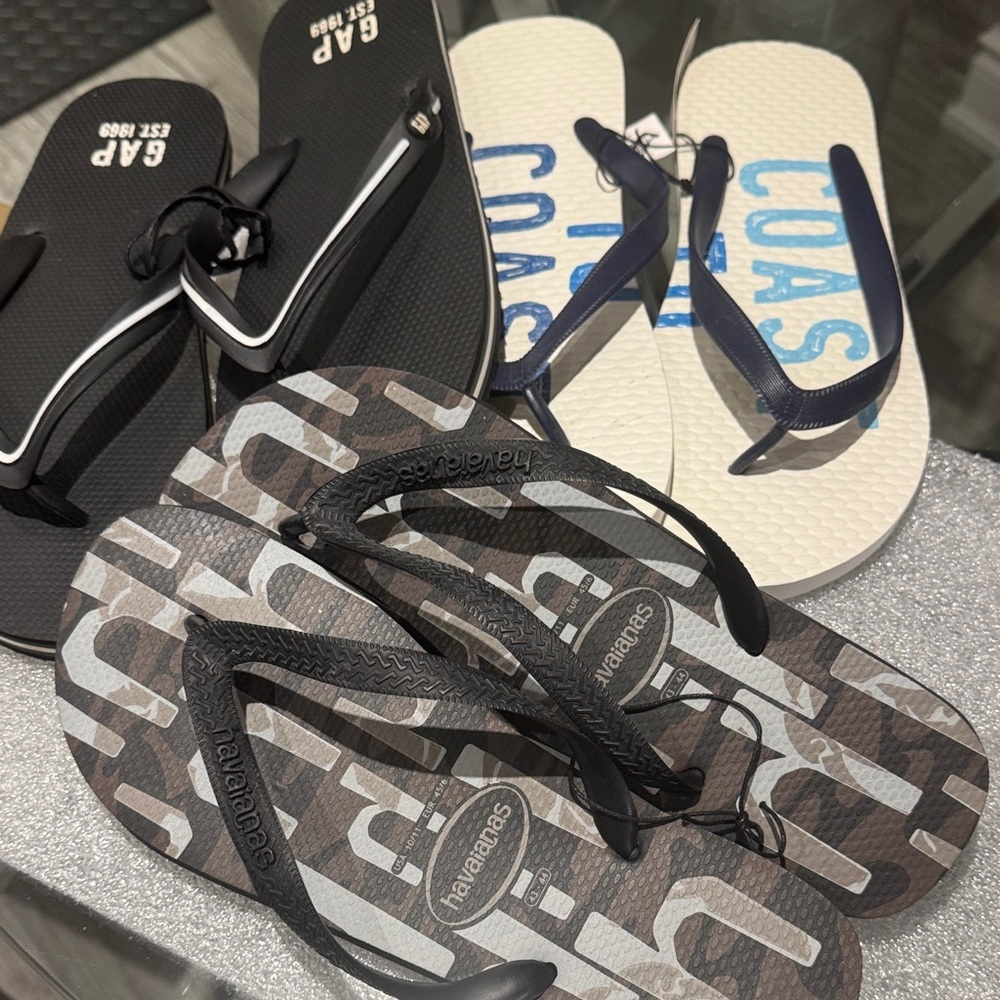 HAVAIANAS & GAP FLIPFLOPS 3 PRs